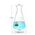 德仕登 玻璃三角烧瓶锥形加厚教学仪器实验器材  1件起批 100ML 广口锥形瓶 3天