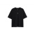 盖璞（GAP）品牌Logo印花圆领宽松短袖T恤 男款 黑色 XS