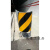 定制适用高速公路波形护栏端头反光膜弯头反光膜桥梁护栏板端头防撞警示 红白色50*60(斜纹间距10cm)