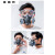 盛融乾防毒面具喷漆化工毒气体防烟放毒防护呼吸防尘面罩全面罩全脸 配件：单独2个滤毒盒+2个透明盖