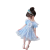迪士尼（Disney）冰雪奇缘爱莎公主裙夏季洋气小童纯棉短袖网纱连衣裙女孩艾莎裙子 粉色 100码cm建议年龄1-2岁半