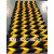 橡胶护角条橡胶警示防撞条地下车库反光护角条车间柱子反光护墙角 圆弧80公分长80*10*0.8cm 橡胶规格齐全
