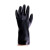 霍尼韦尔（Honeywell）2095020-10  氯丁橡胶防化手套 防腐蚀性酸酒精油脂清洁维护 黑色