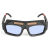 眼镜定制眼镜变光电焊变色焊工专用烧焊护目镜防强光电弧护眼自动 新款一体眼镜+绑带镜盒+20保护