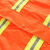 环卫工人专用雨衣橙色反光条雨衣雨裤套装消防保洁市政铁路工作服 橘色套装(里布)大帽檐