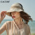 CACUSS遮阳帽子女士夏季防紫外线半空顶防晒帽出游太阳帽户外沙滩帽卡中