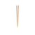 厨房专用加长筷子油炸耐高温防滑火锅筷煮面捞面油条炸东西的木筷 条纹款竹筷2双（约33cm长）