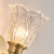三洛（SANLUO）轻奢全铜壁灯客厅背景墙灯美式简约卧室床头灯创意花朵楼梯装饰灯 单头全铜+含LED三色灯泡