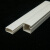 跃励工品 PVC白色明装方形阻燃电线槽 电线电缆墙面布线穿线槽 60*40（厚度1.10 mm） 一米价