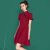 TYZR旗袍女2024新款高考中国红红色敬酒服年轻款中国风装中式新娘礼服 红色 XL