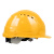 舜选 SHX100 安全帽ABS材质 可印字 工地 工程 工业 建筑 防砸 抗冲击 黄色透气 1顶【可定制】