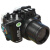 拍立宝海蛙相机潜水壳SONY/索尼A7C微单摄影防水壳专业水下深潜防水套 黑色16-50中配套装