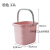 适配塑料加厚长方形手提桶桶塑料桶小方桶 粉色11L