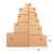 半高纸箱批发扁平长方形包装纸盒矮箱子快递箱发货打包箱 三层B楞 半高12/(13号)200个