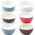 密胺树脂碗密胺碗仿瓷5/6英寸碗树脂塑料深碗大碗商用快餐汤碗早 1607-7(白色)