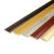 自粘型铝合金SPC木地板压条门槛条接缝收边条过门条高低扣条 橡木色自粘双线扣/0.9米