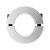 分离型固定环光轴夹紧环夹轴器轴套固定环限位环轴环抱 分离式(内径25*外径45*厚度12