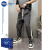 NASA PREME休闲裤男士夏季2024新款薄款裤子宽松休闲运动男裤青少年百搭男装 黑色 XL