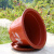 环保塑料花盆 圆形大号特大加厚花盆园艺阳台托盘花盘一个 红色180型号 外口径14.7厘米 1个花盆-带托盘  塑料