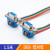 汇君（HUIJUN）DB9串口线延长线 RS-232数据线母对母 彩排线 公对公 COM口转接线 母对母 1.5米