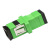 YP-LINK直销电信级SC/APC单模单工适配器法兰耦合器光纤快速连接 绿色
