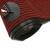 冰禹 BGA-397 商用地毯 复合双条纹地垫 入门垫防尘防滑蹭土垫 深红色 1.8米宽*1米