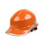 代尔塔102018安全帽 ABS材质绝缘带荧光条反光条防撞防砸防喷溅耐高温工地安全帽 白色