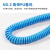 LISM有线手环去除人体静电工厂车间电子维修无线手腕释放器 PVC蓝色有线手环(10个装)