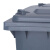 白云清洁 AF07322 新国标分类垃圾桶带盖带轮垃圾箱加强款 灰色240L-其它垃圾