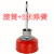 定制电动管道清理机配件管道疏通机滚筒葫芦小弹簧下水道清理机红 10mm5米弹簧(无滚筒