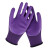 星宇爱戴2303乳胶紫发泡手套 12双 透气耐磨止滑皱纹半浸胶尼龙工地工作劳保手套 定制