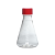 LABSELECT 甄选 三角细胞培养瓶摇菌瓶锥形透气盖PC玻璃瓶 500ml,12个/箱