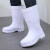 EVA泡沫白色水靴超轻防滑防水耐磨高筒棉男女厂水鞋轻便水靴冷库水产 EVA泡沫靴（单白色） 37码