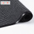 Karyon PVC双条纹地毯 酒店大门口迎宾防滑垫吸水脚垫楼梯走廊餐厅地垫商用塑料 灰色条纹1.2米宽15米长