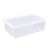 保鲜盒透明塑料盒子长方形冰箱专用冷藏密封食品级收纳盒商用带盖 605 透明耐摔款3.0L