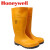 霍尼韦尔安全靴PVC安全防护靴防砸耐油防化75707黄色45
