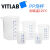 VITLAB塑料烧杯带把蓝线刻度量杯50/100/250/500/1000ml耐高温PP 500mL PP