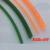 earcumpu聚氨酯粘接圆带圆条圆皮带传动带绿色粗面橙色光面型号齐 橙色光面12MM/10米 其他