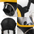 梅安防毒面具全面罩 喷漆农药化工专用有毒气体消防粉尘异味防毒面罩 面具+0.5米导气管+7号滤毒罐