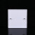 津天成 PVC线盒面板白板86型接线盒连接盖板开关插座底盒暗盒盖板 白色盲板200件