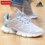 阿迪达斯 （adidas）清风系列女鞋运动鞋 24夏季新款时尚休闲鞋运动鞋网面透气跑步鞋 清风鞋/清凉透气/灰/粉色 39 码