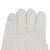 海斯迪克 帆布手套 24道线双层加厚 防滑耐油劳保耐磨 电焊手套 白色 50双