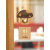 推拉门贴实木玻璃门提示牌指示牌推拉字创意高档酒店推拉标识牌 5*12厘米榉木金色推拉牌一对 0x0cm