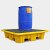 万尊 四桶防渗漏托盘1300*1300*300mm危化品废液机油桶防漏塑料平台