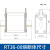陶瓷低压熔断器盒保险丝座熔芯芯子RT3600(NT00)6A160A定制HXM619 RT3600(NT00) 16A(无底座)