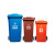 定制适用大号环卫分类垃圾桶户外物业带盖商用桶240L带轮厨房室外120L 绿色 100L加厚-厨余