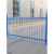 适用锌钢护栏围栏围墙花园栅栏别墅栏杆公园铁艺篱笆小区隔离栏 单开门高1.5宽1.5