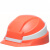 勋狸粑适用日本DIC IZANO 2安帽工地出差便携可折叠收纳伸缩轻便头盔 桔色白条 通过GB2811认证