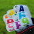 高尔夫球杆套彩色数字加长款7号铁杆套杆头套球头保护帽套通用 黑/白色 7号铁杆套 磁铁闭合