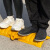 标燕 塑钢黄色雪铲木柄 塑料加厚铲子塑钢雪铲塑料锹塑料铲推雪板铲雪  BY-XC7001-6